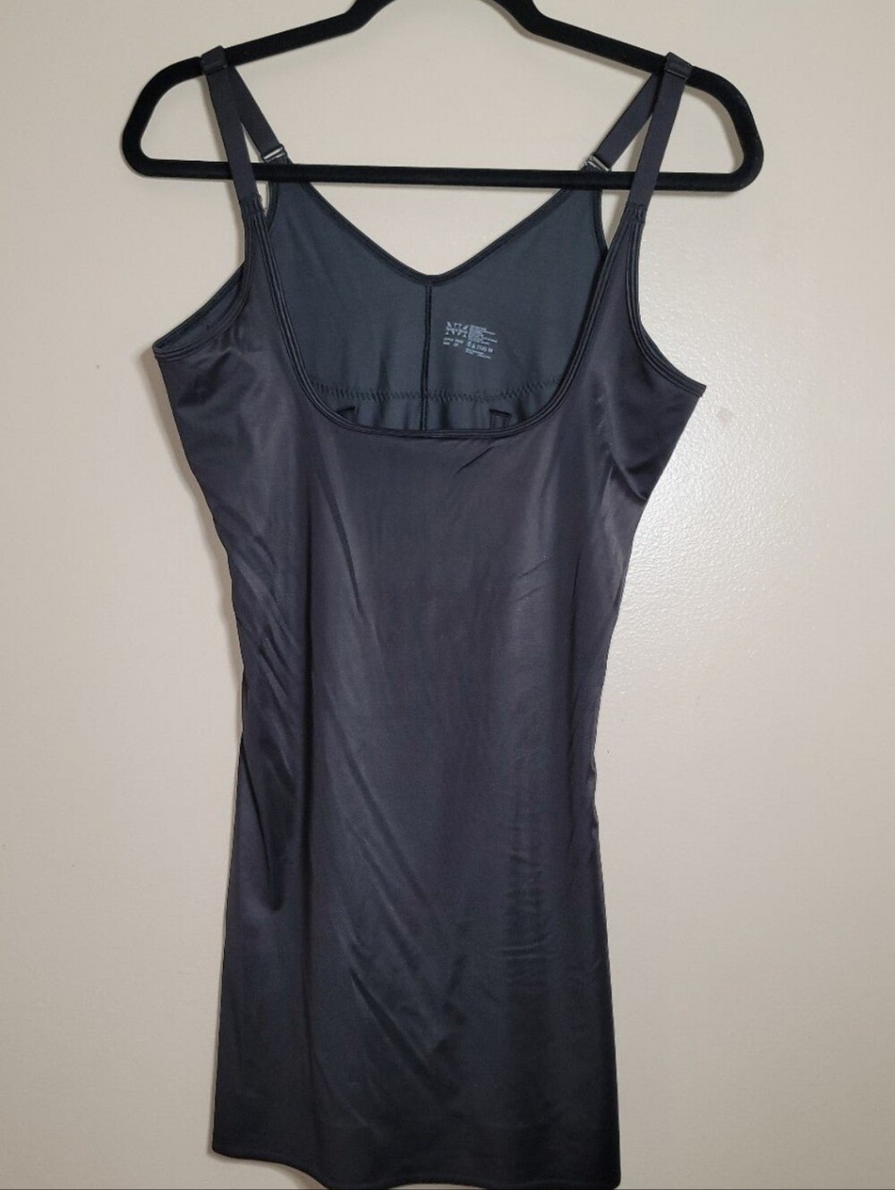 Naomi & Nicole 2X Shapewear Black Bodysuit